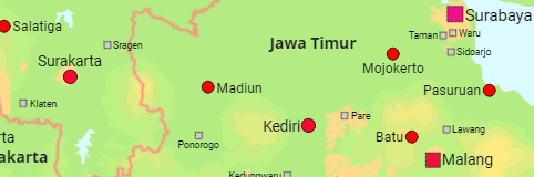 Indonesia Provinces and Cities