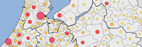 Niederlande Provinzen und Gemeinden