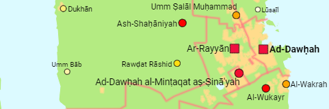 Qatar Municipalities and Cities