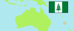 Norfolk Island (Australien) Karte