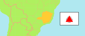 Minas Gerais (Brasilien) Karte