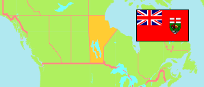 Manitoba (Kanada) Karte