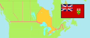 Ontario (Kanada) Karte