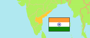 Andhra Pradesh (Indien) Karte