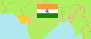 Gujarāt (Indien) Karte