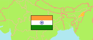Nāgāland (Indien) Karte