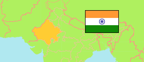 Rājasthān (Indien) Karte