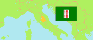 Umbria / Umbrien (Italien) Karte