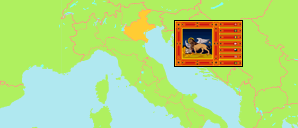 Veneto / Venetia (Italy) Map
