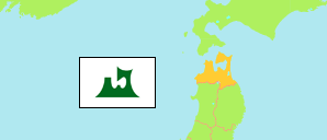 Aomori (Japan) Karte