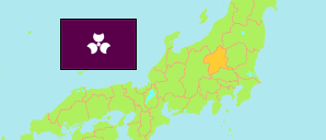 Gumma / Gunma (Japan) Karte