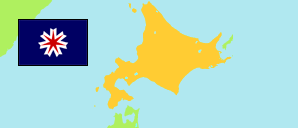 Hokkaidō (Japan) Karte