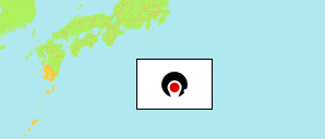 Kagoshima (Japan) Karte