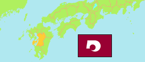 Kumamoto (Japan) Karte