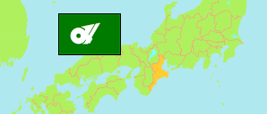 Mie (Japan) Karte