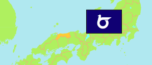 Tottori (Japan) Karte