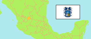 Aguascalientes (Mexiko) Karte