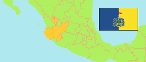 Jalisco (Mexiko) Karte