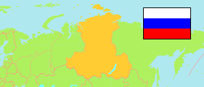 Sibirskij Federal'nyj Okrug / Sibirien (Russland) Karte