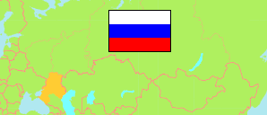 Južnyj Federal'nyj Okrug / Südrussland (Russland) Karte