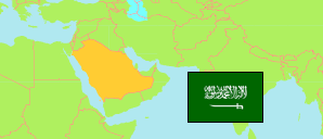 Saudi-Arabien Karte