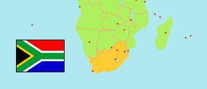 Südafrika Karte