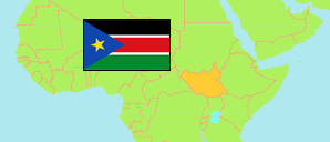 Südsudan Karte