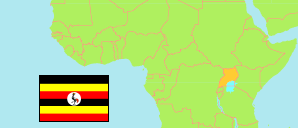 Uganda Karte