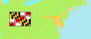 Maryland (USA) Karte