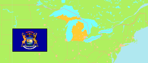 Michigan (USA) Karte
