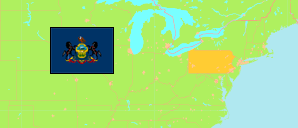Pennsylvania (USA) Map