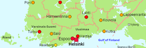 Finnland Städte
