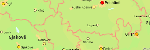 Kosovo Siedlungen