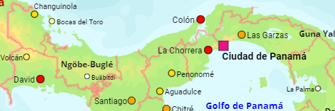 Panama Provinces and Cities