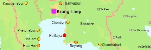 Thailand Major Cities, Towns and Communes