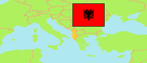 Albanien Karte