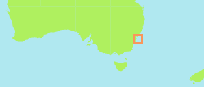 Jervis Bay (Australien) Karte