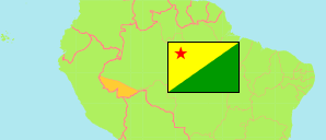 Acre (Brazil) Map