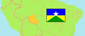 Rondônia (Brazil) Map