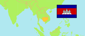 Kambodscha Karte