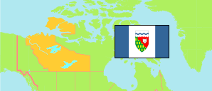 Northwest Territories / Nordwest-Territorien (Kanada) Karte
