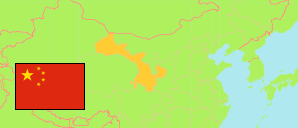 Gānsù (China) Karte