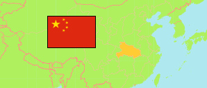 Húbĕi (China) Karte