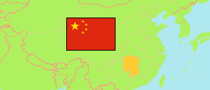 Húnán (China) Karte