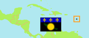 Guadeloupe Karte