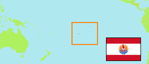 Französisch-Polynesien Karte