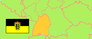 Baden-Württemberg (Deutschland) Karte