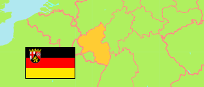 Rheinland-Pfalz / Rhineland-Palatinate (Germany) Map