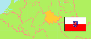 Thüringen (Deutschland) Karte