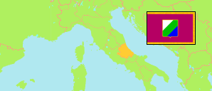 Abruzzo / Abruzzen (Italien) Karte